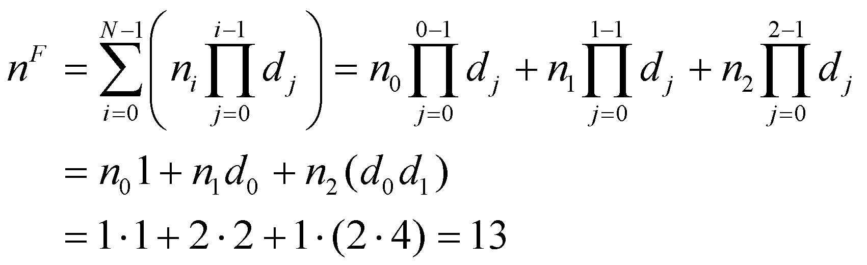 index in contiguous layout for (1, 2, 1) index in F-style non-contiguous layout is equal to 13