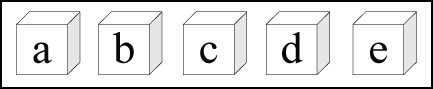 set of a to e